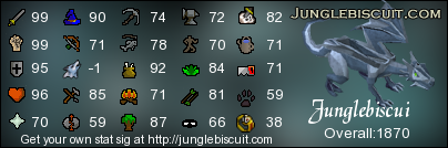 Example junglebiscuit.com Runescape Stat Sig