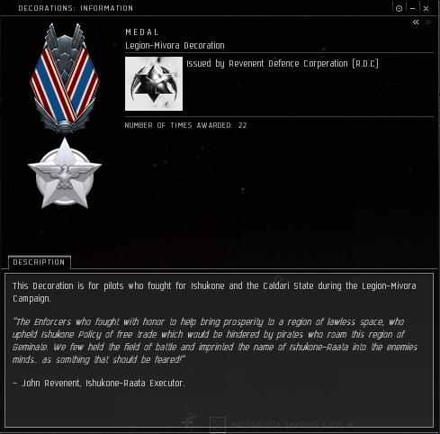 Eve Medal Decoration Award Example - Kill a Carebear