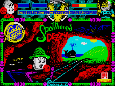 Spellbound Dizzy Loading Title Screen