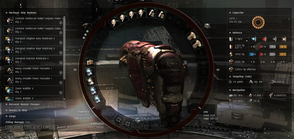 Eve Online Ship Fitting Screenshot