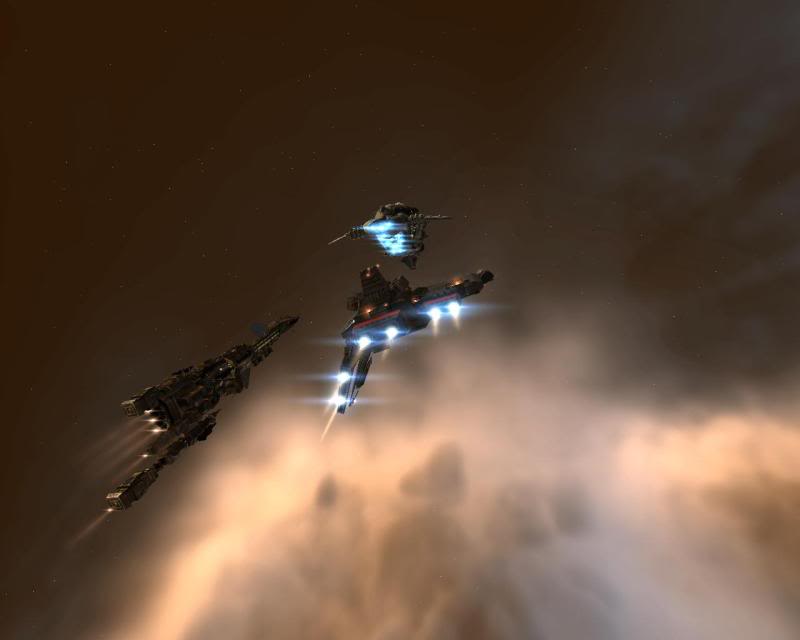 Eve Online Ship Fleet Screenshot