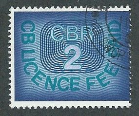 CB Radio License Fee Stamp CBR