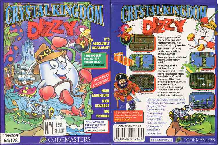 Crystal Kingdom Dizzy Game Cover