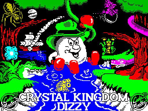 Crystal Kingdom Dizzy Loading Title Screen