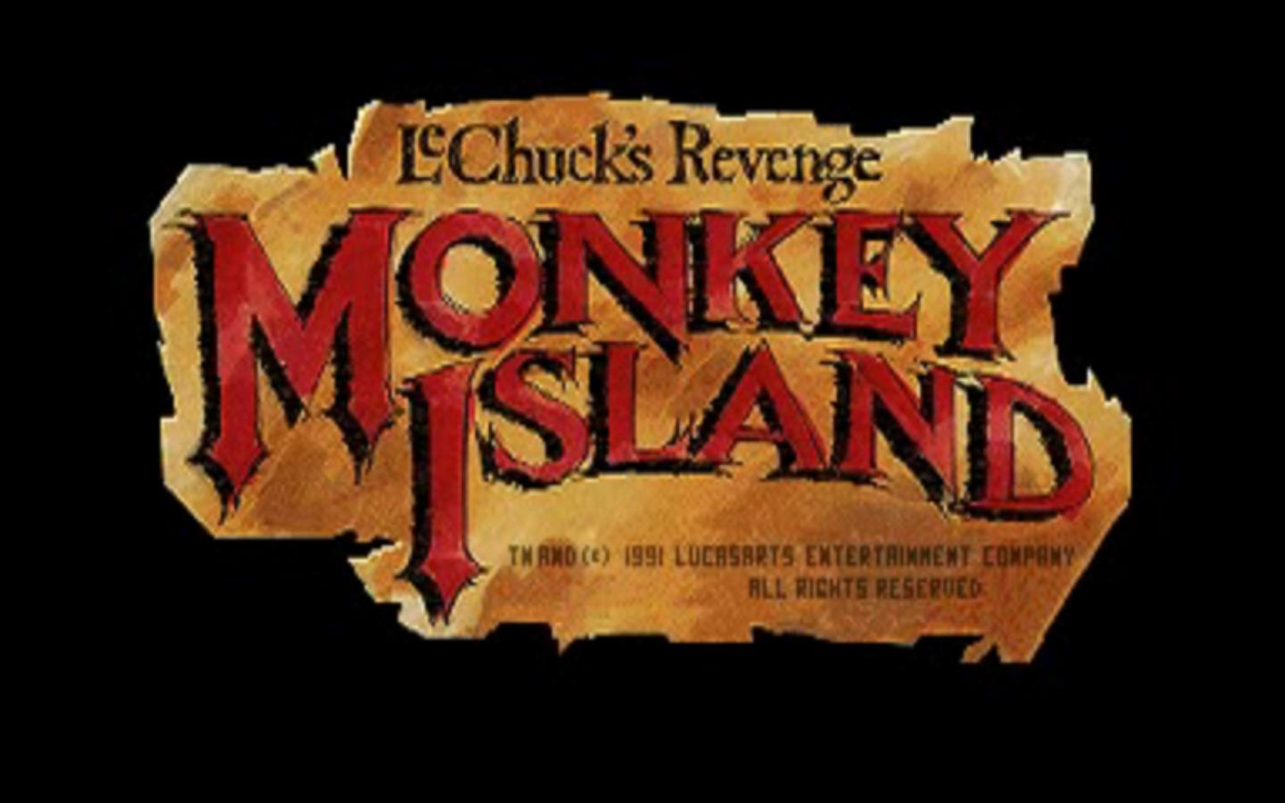 Monkey Island II Loading Title Screen