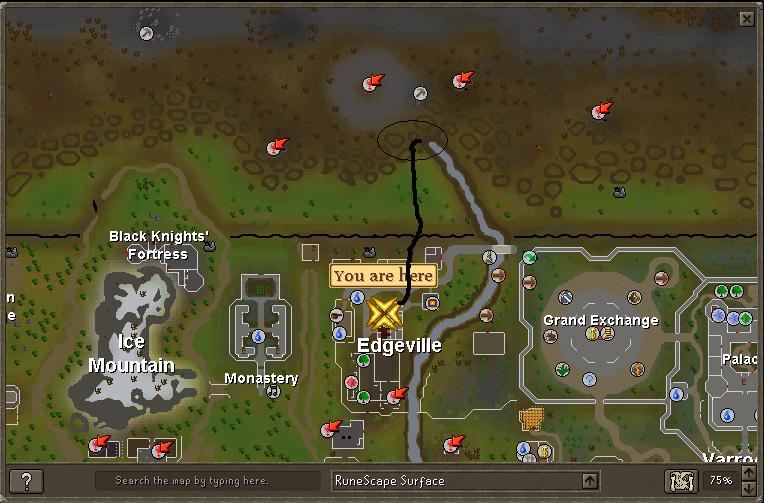 The Route To Zamorak Mage From Edgeville