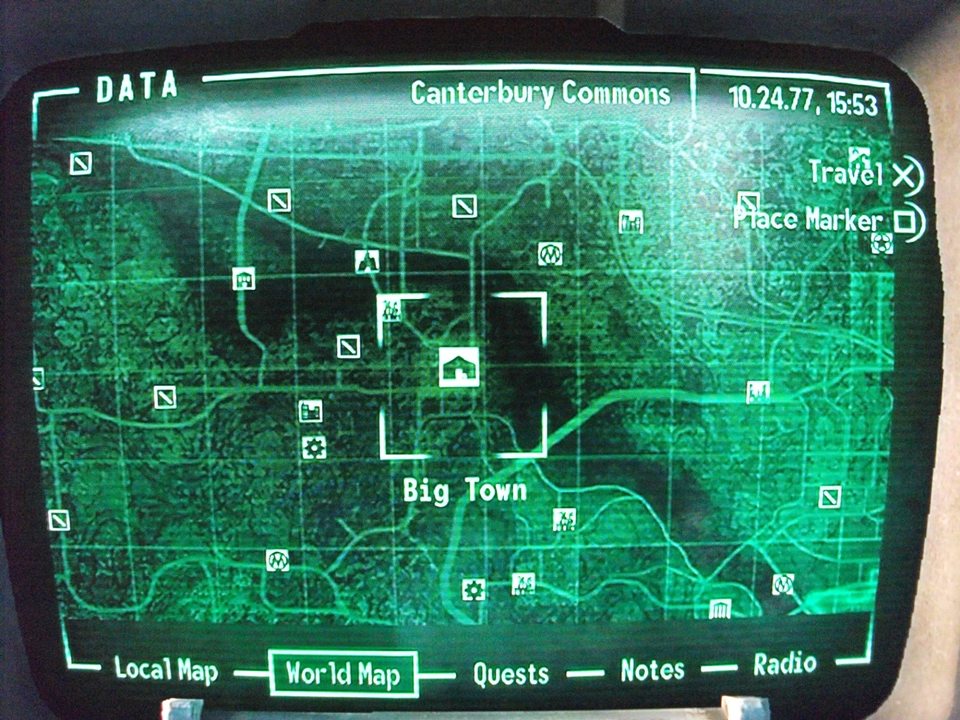 Fallout 3 Map To Big Town