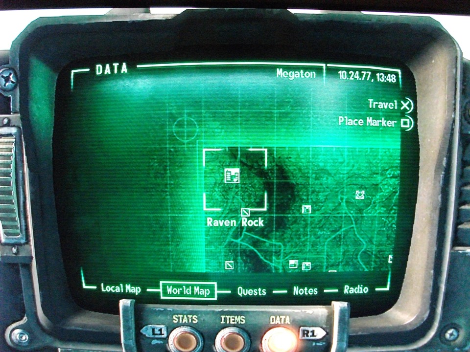 Fallout 3 Map To Raven Rock