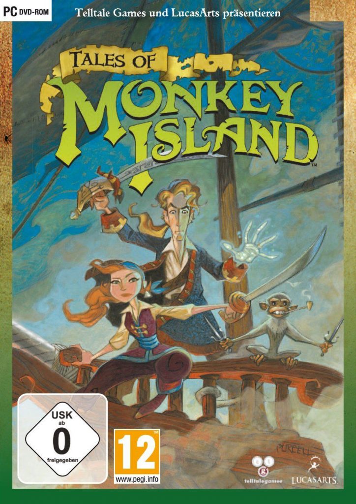 Classic Games - Tales of Monkey Island Game Box Cover