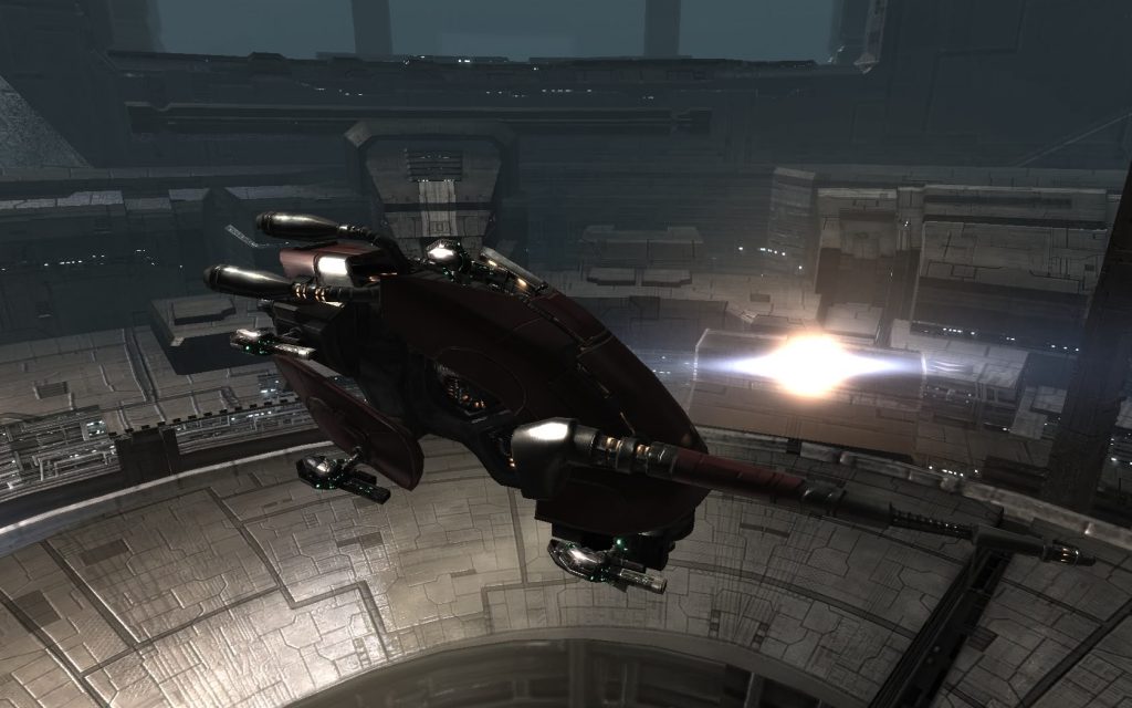 Eve Online Caldari Ship Docked Screenshot