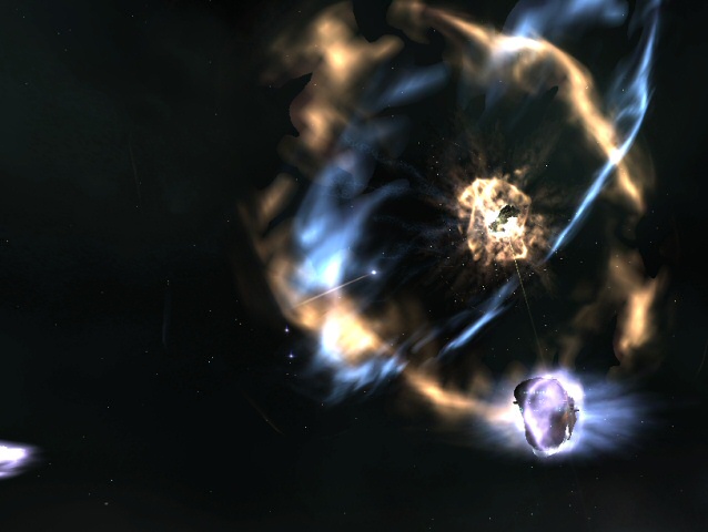 Eve Online Space Explosion Screenshot