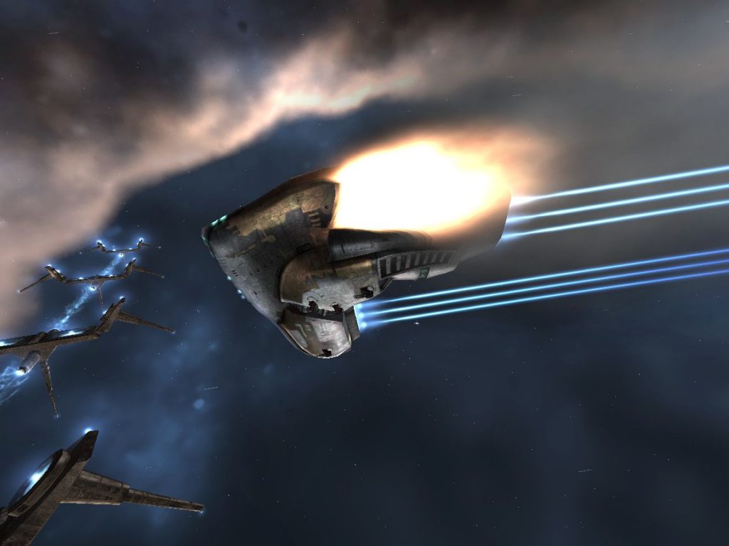 Eve Online Warp Gate Screenshot