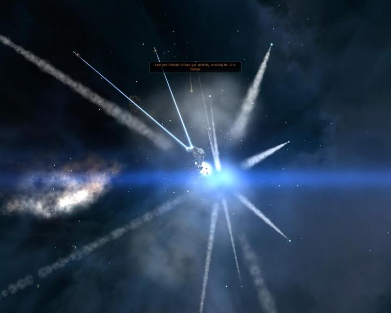 Eve Online Ship Explosion Screenshot
