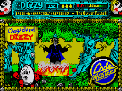 Classic Games - Magicland Dizzy Loading Title Screen