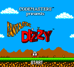 Classic Games - The Fantastic Adventures of Dizzy Title Screen 1