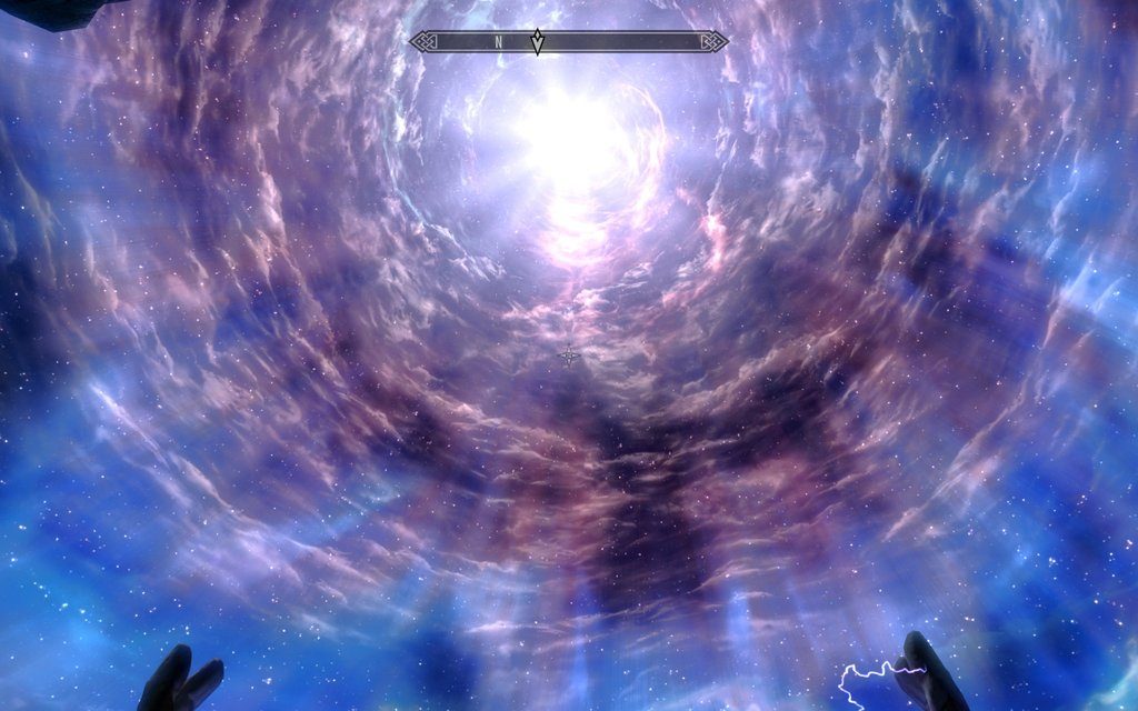 Skyrim Screenshot Portal In the Sky