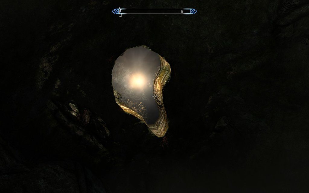 Skyrim Screenshot In the Cave