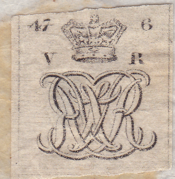 Queen Victoria Cypher Adhesive Stamp
