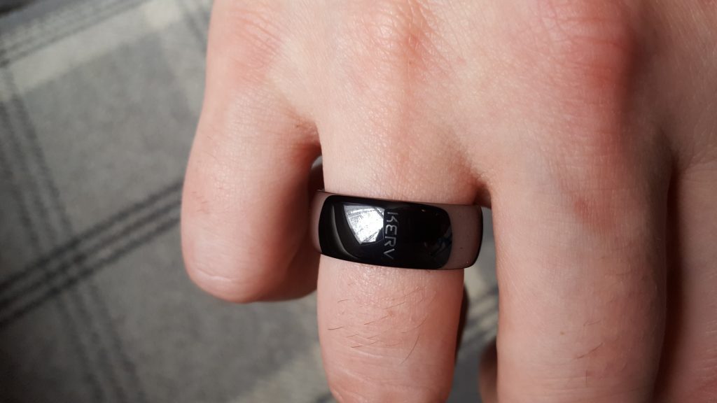 Kerv Smart Ring Look and Feel On My Finger