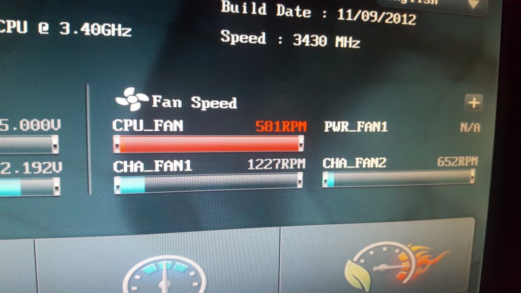 Checking The Fan Speed From BIOS