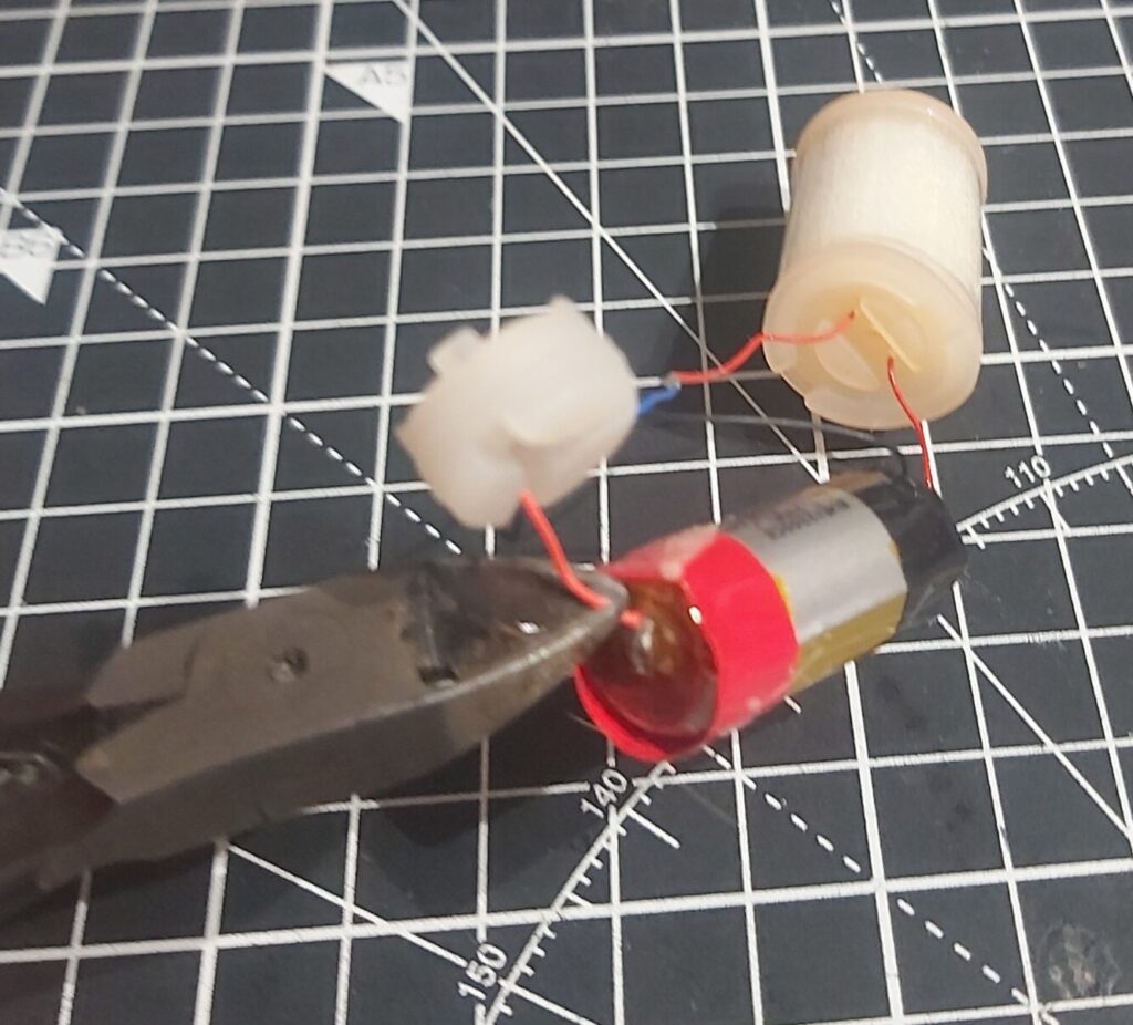 The Blu Disposable Vape snip the red wire to disconnect the battery
