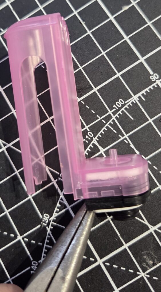 Lost Mary BM6000 Disposable Vape - Pull the rubber part out of the battery cover