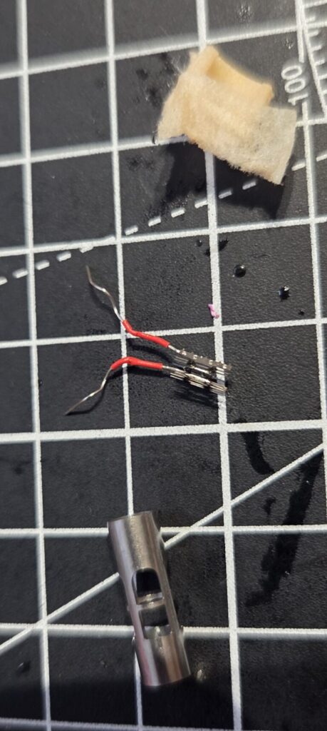 Lost Mary BM6000 Disposable Vape - Filament disassembled